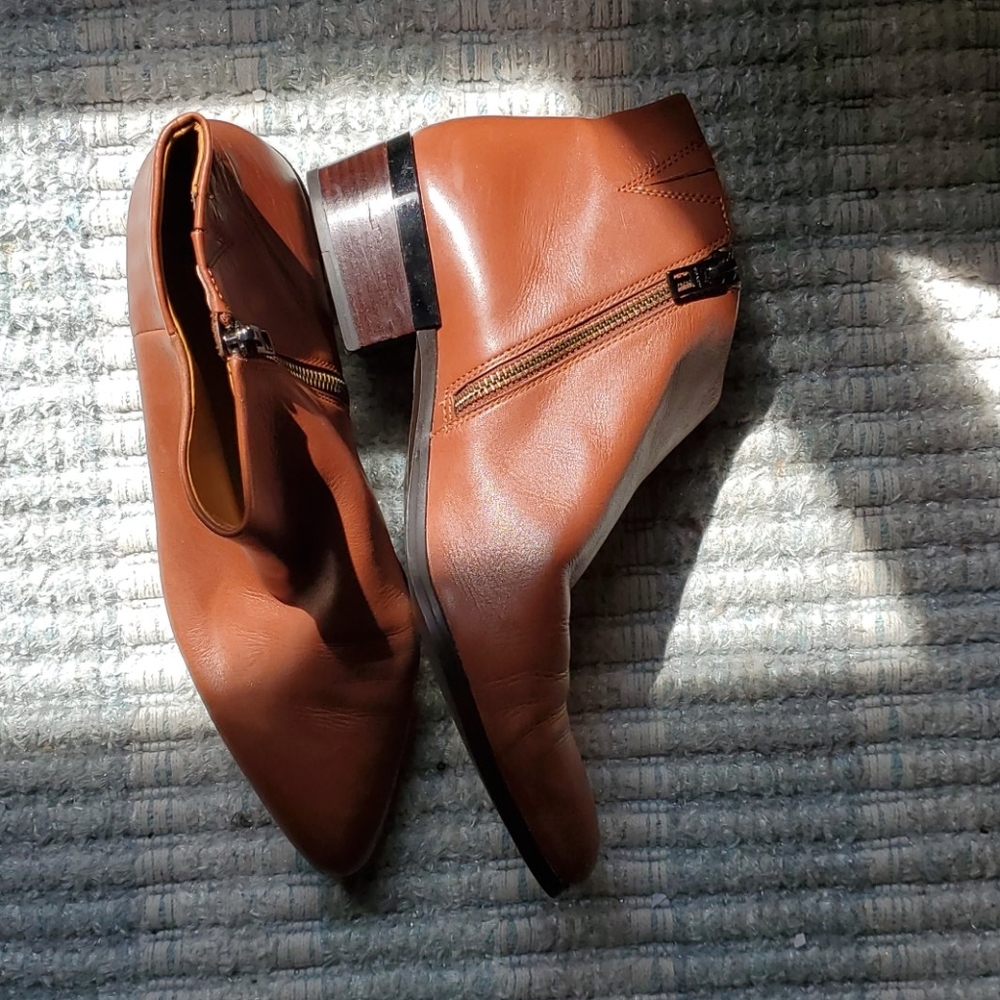 Coach Brown Ankle Booties